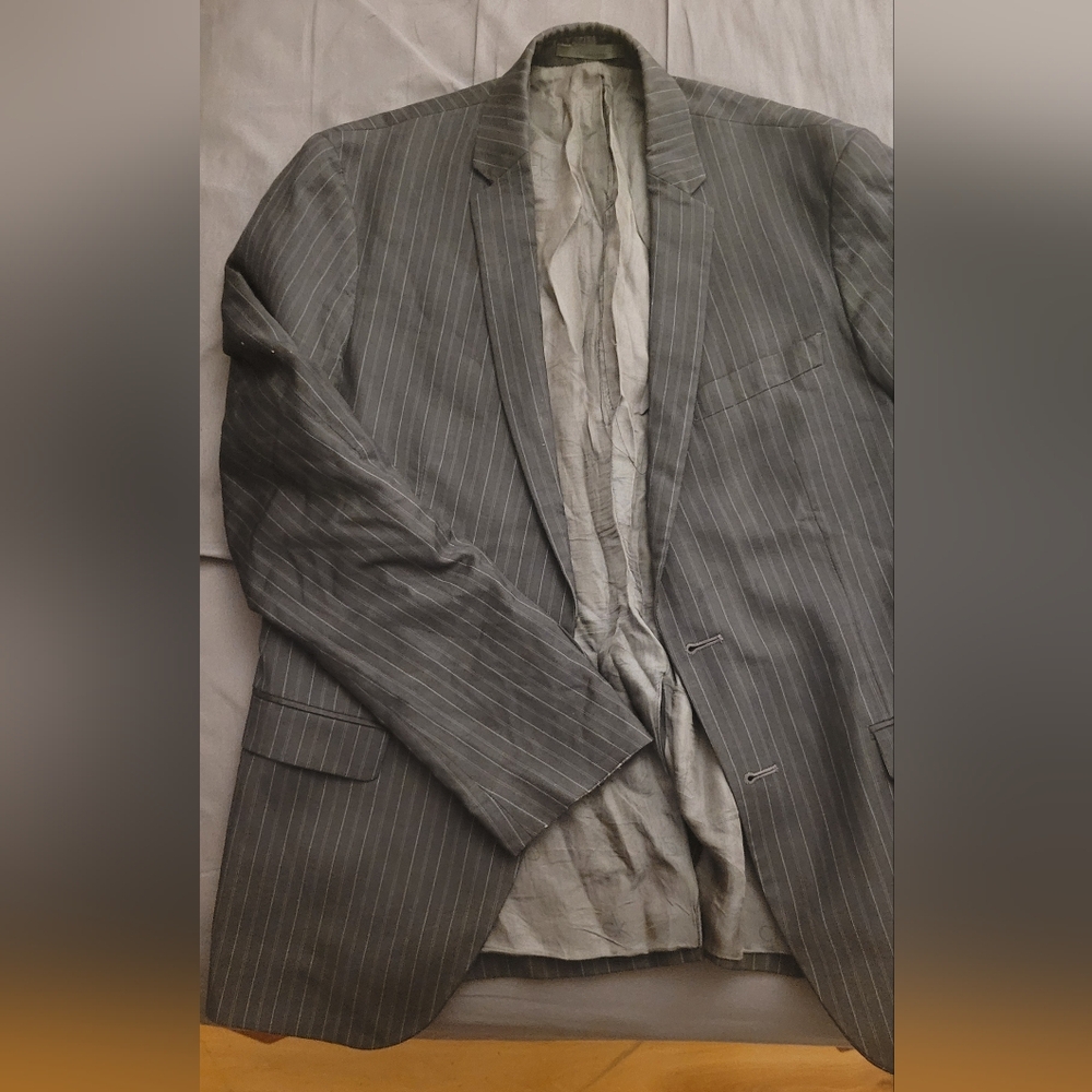 Calvin Klein Pinstripe Blazer